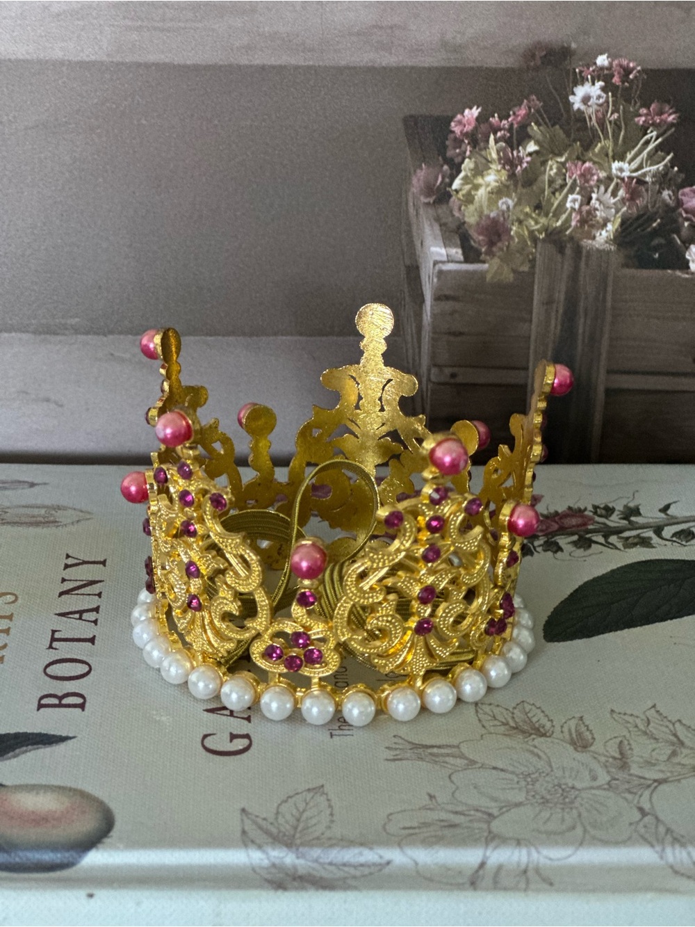 Tieks limited edition Tyrian crown topper. Tieks flower topper.